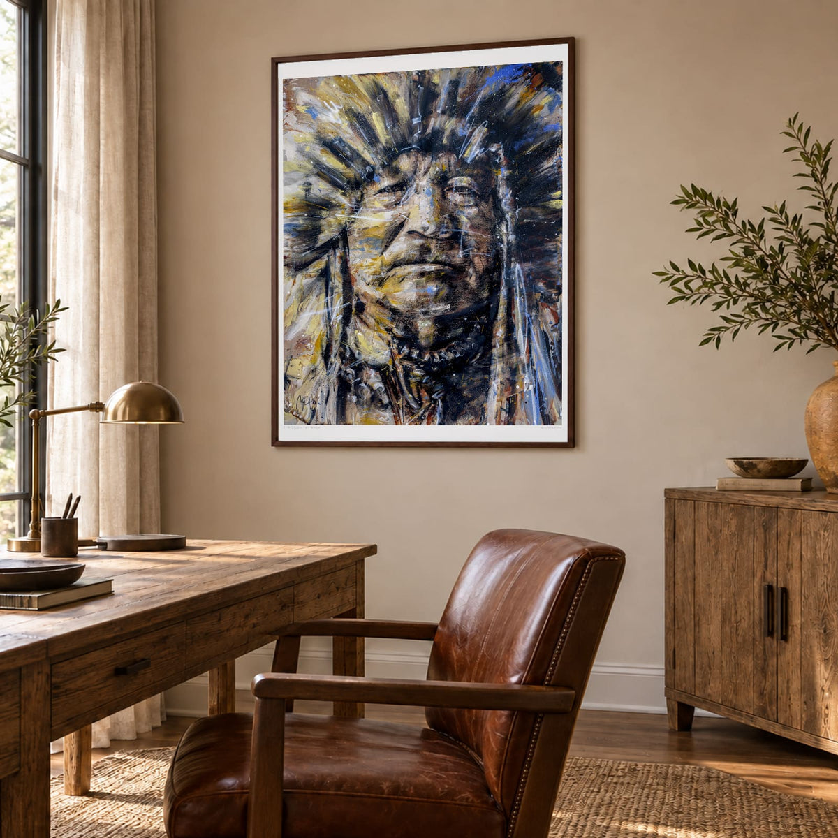 Sitting Bull, Open Edition Print