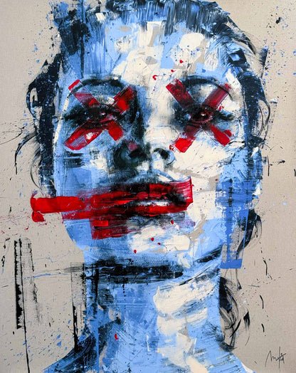 Blue Red Kate, Open Edition Print