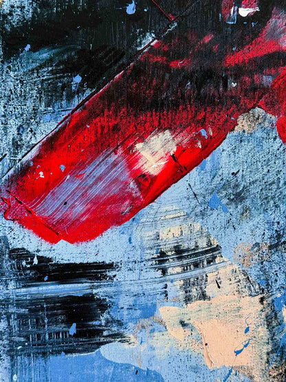 Blue Red Kate, Open Edition Print