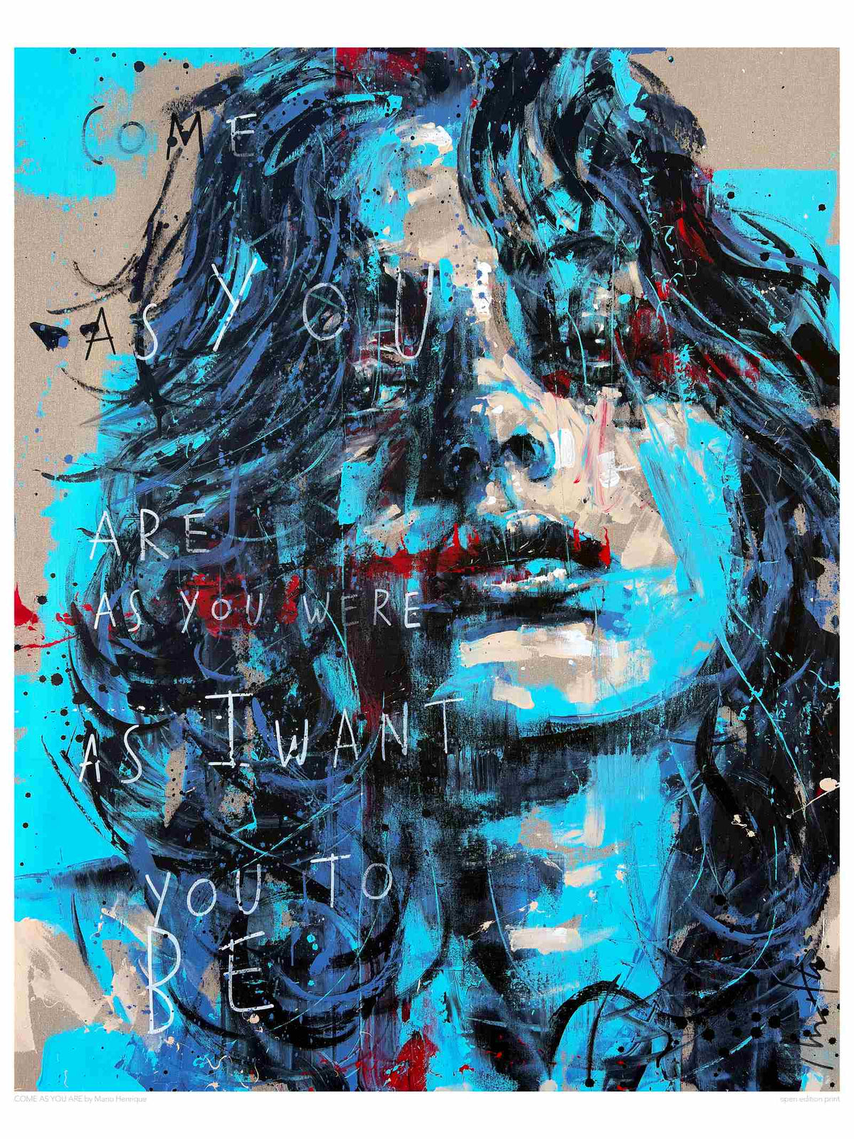 Come As You Are, Open Edition Print