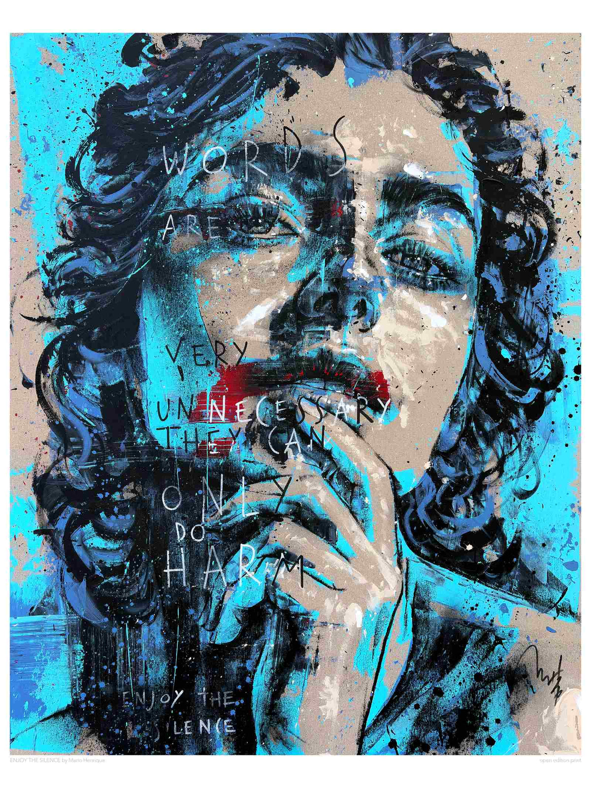 Enjoy The Silence, Open Edition Print