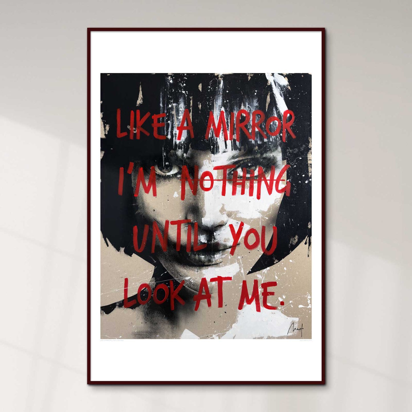 Like A Mirror, Open Edition Print