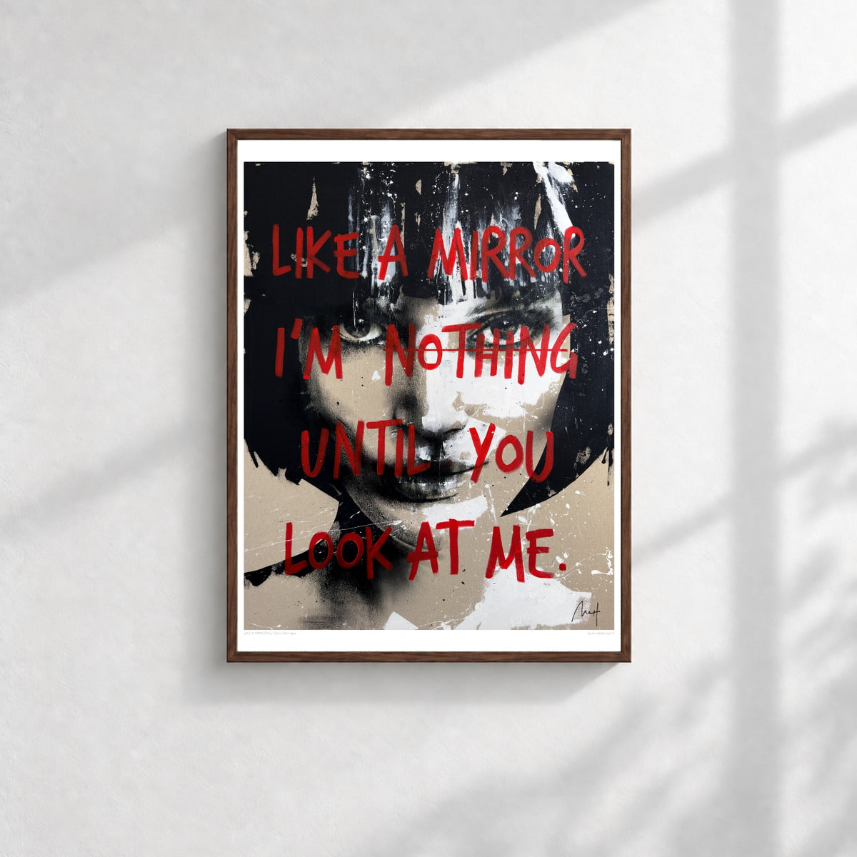 Like a Mirror, Open Edition Print