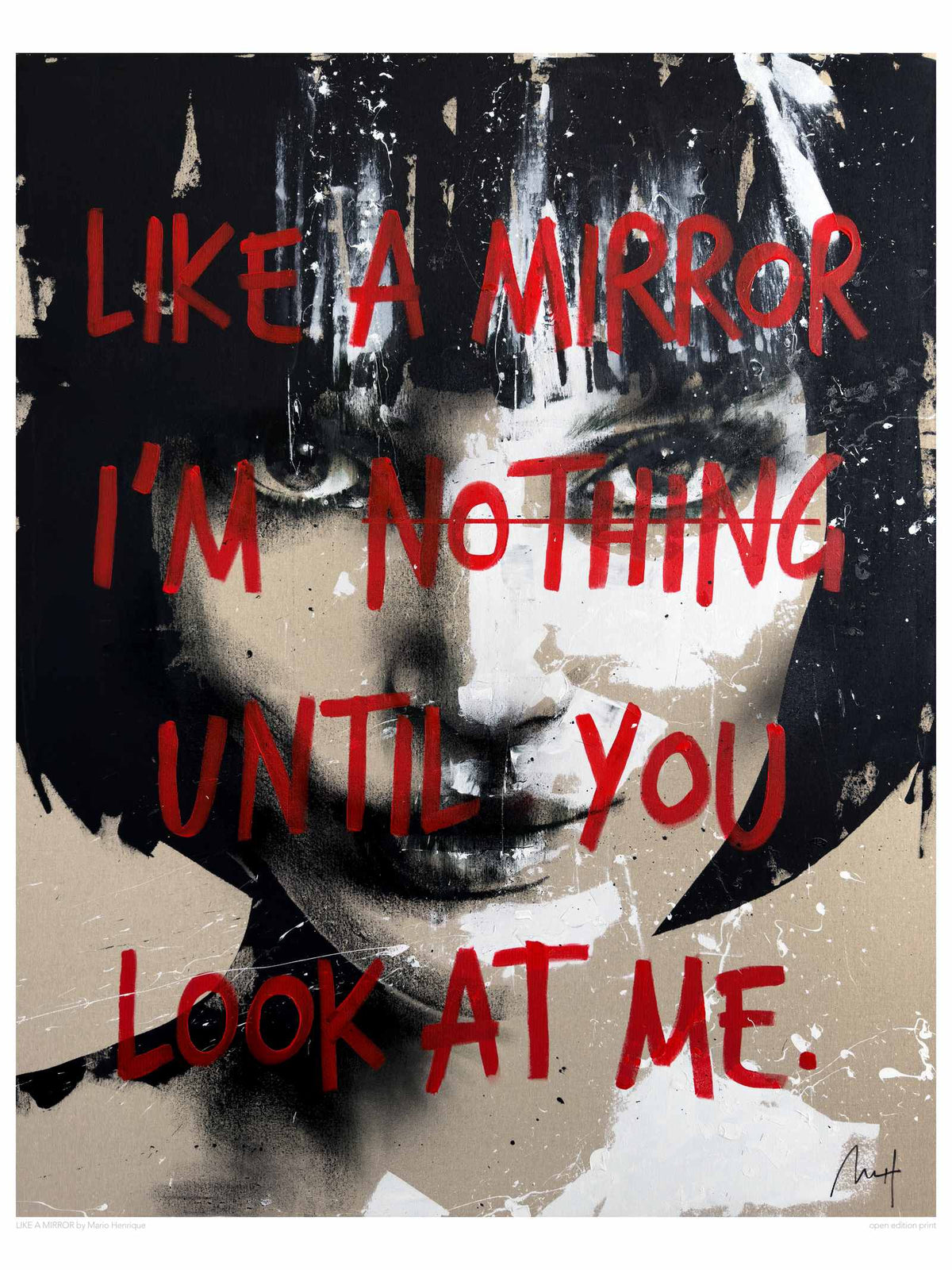 Like a Mirror, Open Edition Print