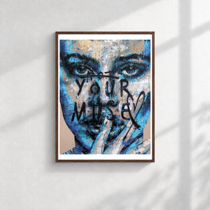 Not Your Muse, Open Edition Print