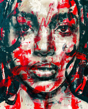 Portrait In Red