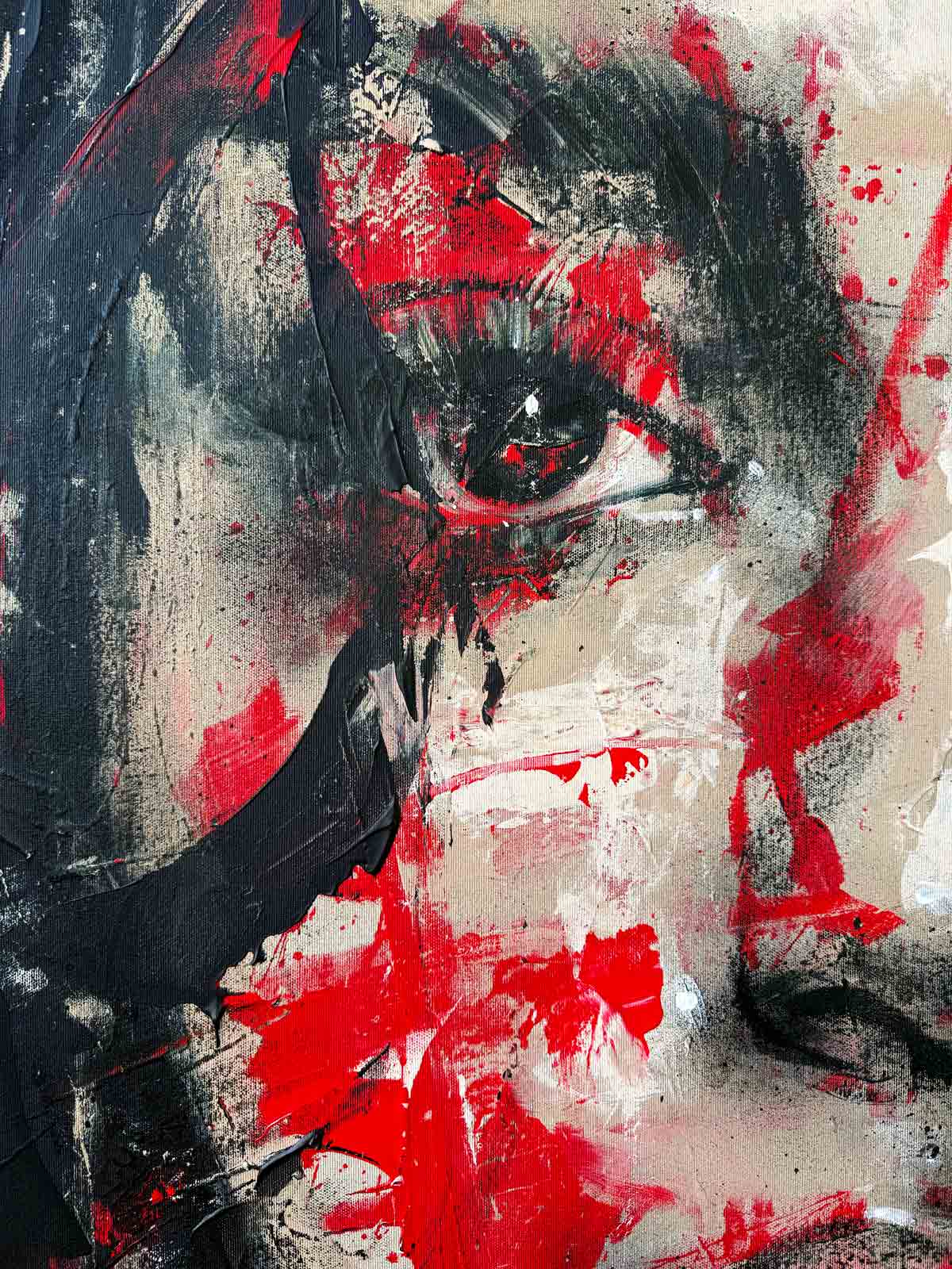 Portrait In Red