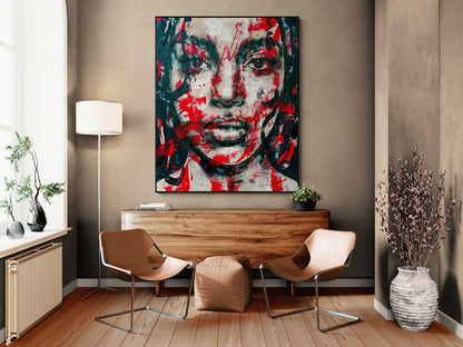 Portrait In Red