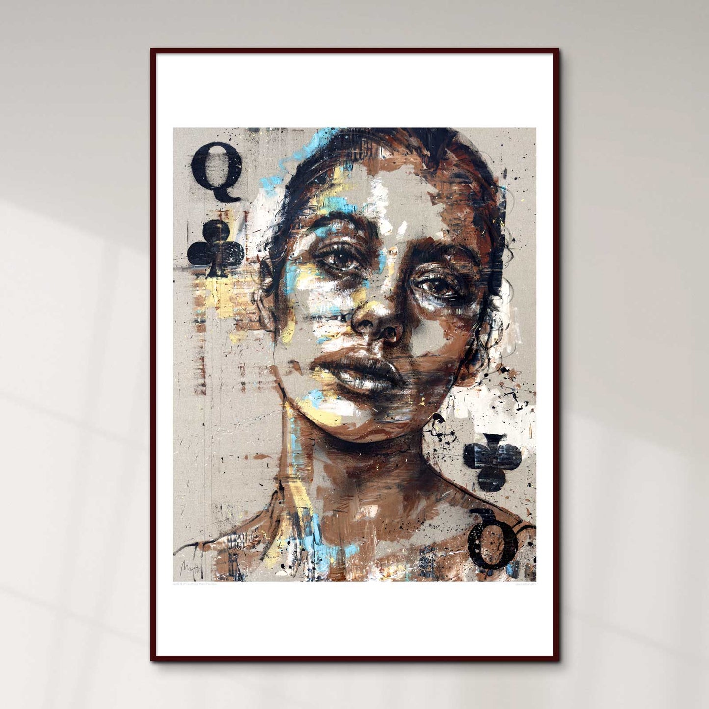 Queen Of Clubs, Open Edition Print
