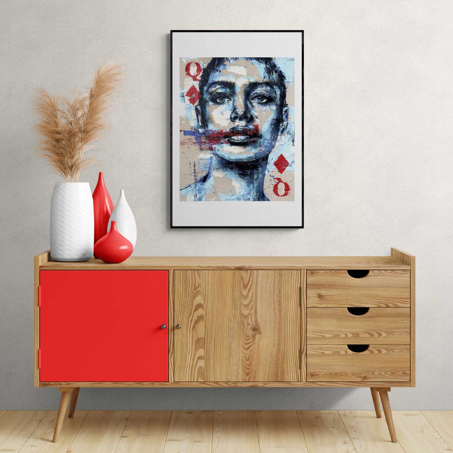 Queen Of Diamonds, Open Edition Print