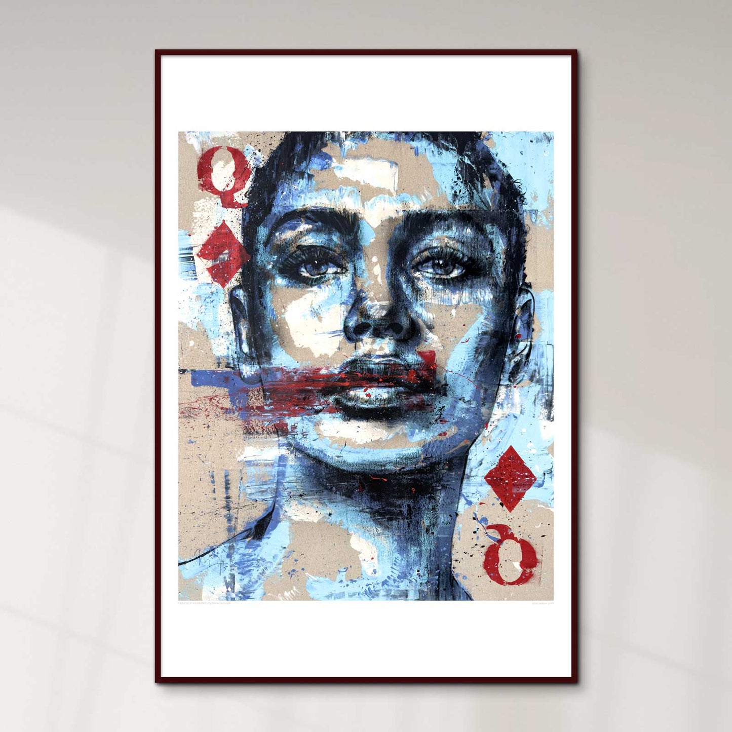 Queen Of Diamonds, Open Edition Print