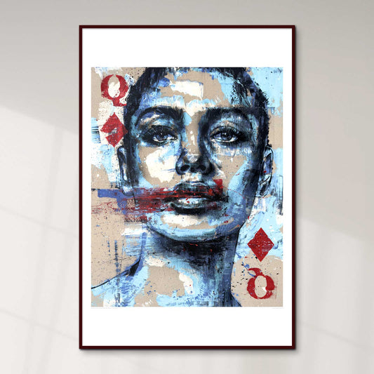 Queen Of Diamonds, Open Edition Print