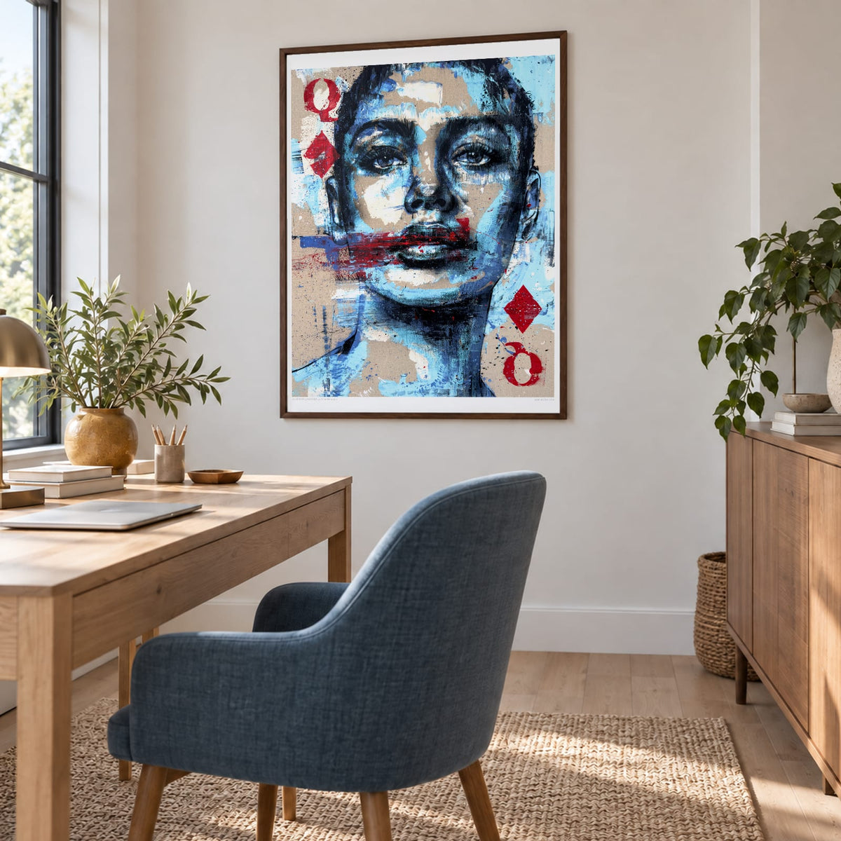 Queen of Diamonds, Open Edition Print