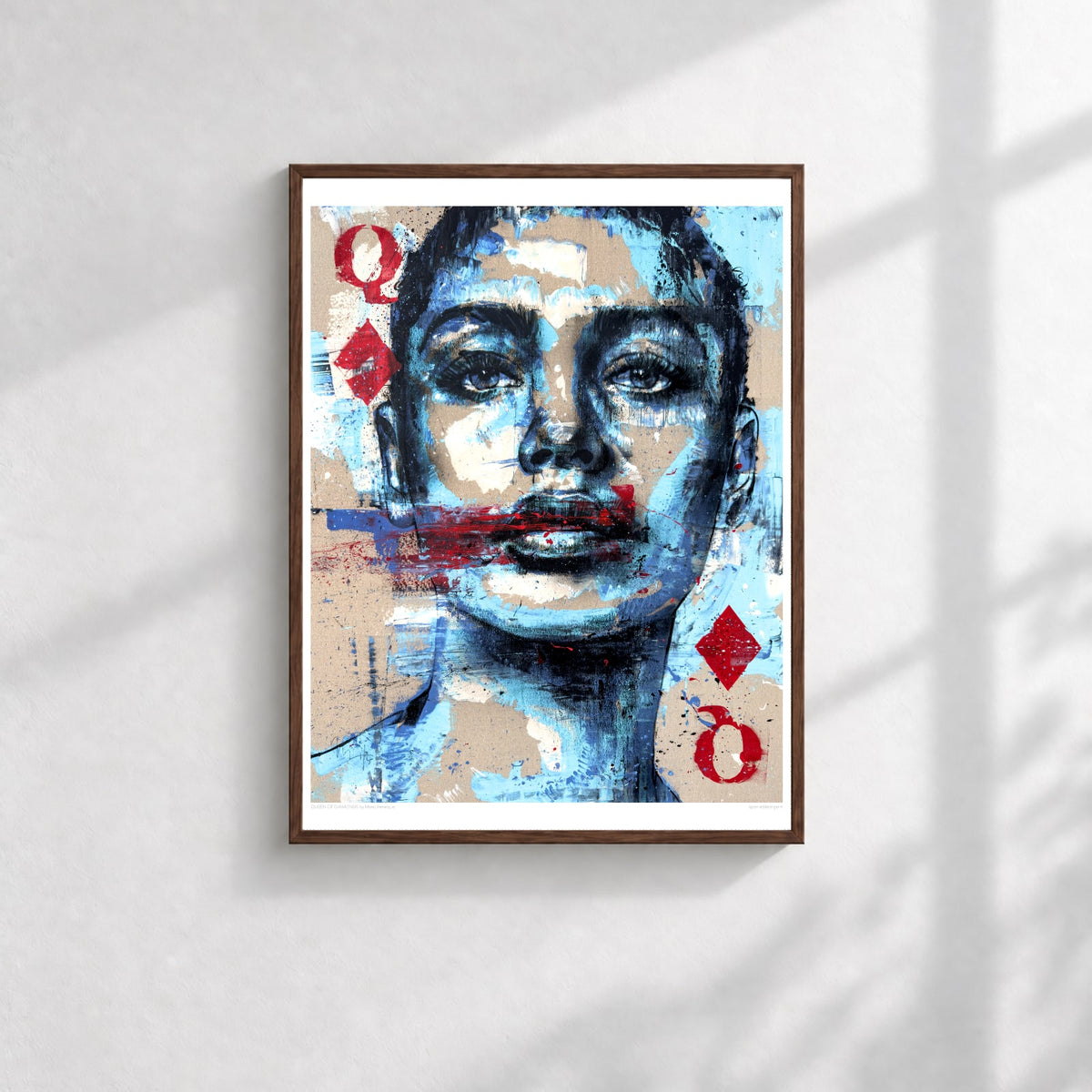 Queen of Diamonds, Open Edition Print
