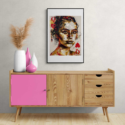 Queen Of Hearts, Open Edition Print