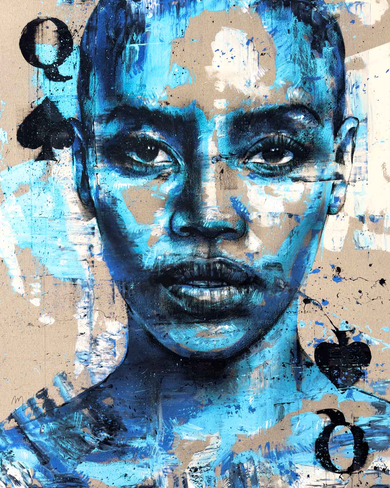 Queen Of Spades, Open Edition Print