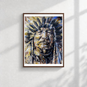 Sitting Bull, Open Edition Print