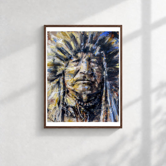 Sitting Bull, Open Edition Print