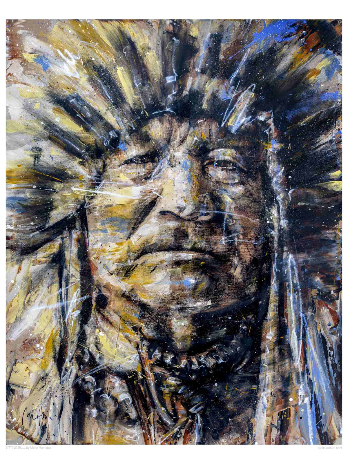 Sitting Bull, Open Edition Print