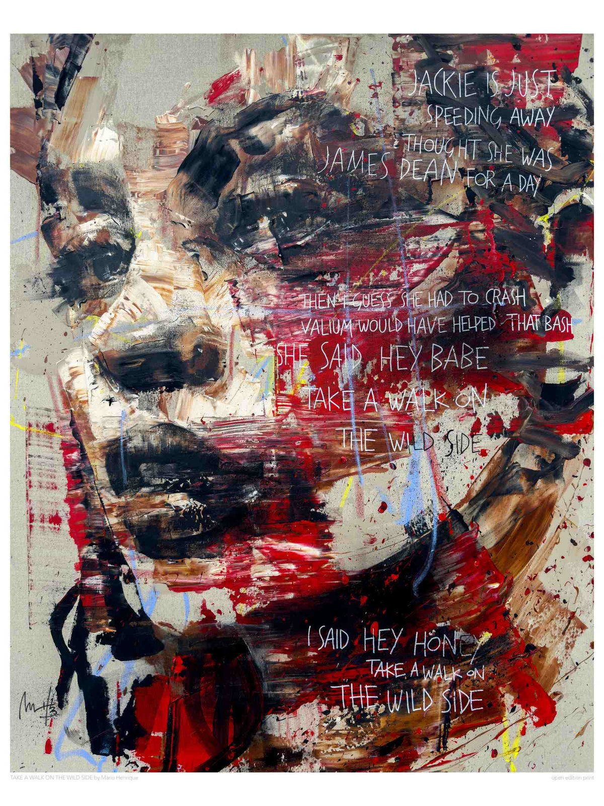 Take a Walk on the Wild Side, Open Edition Print