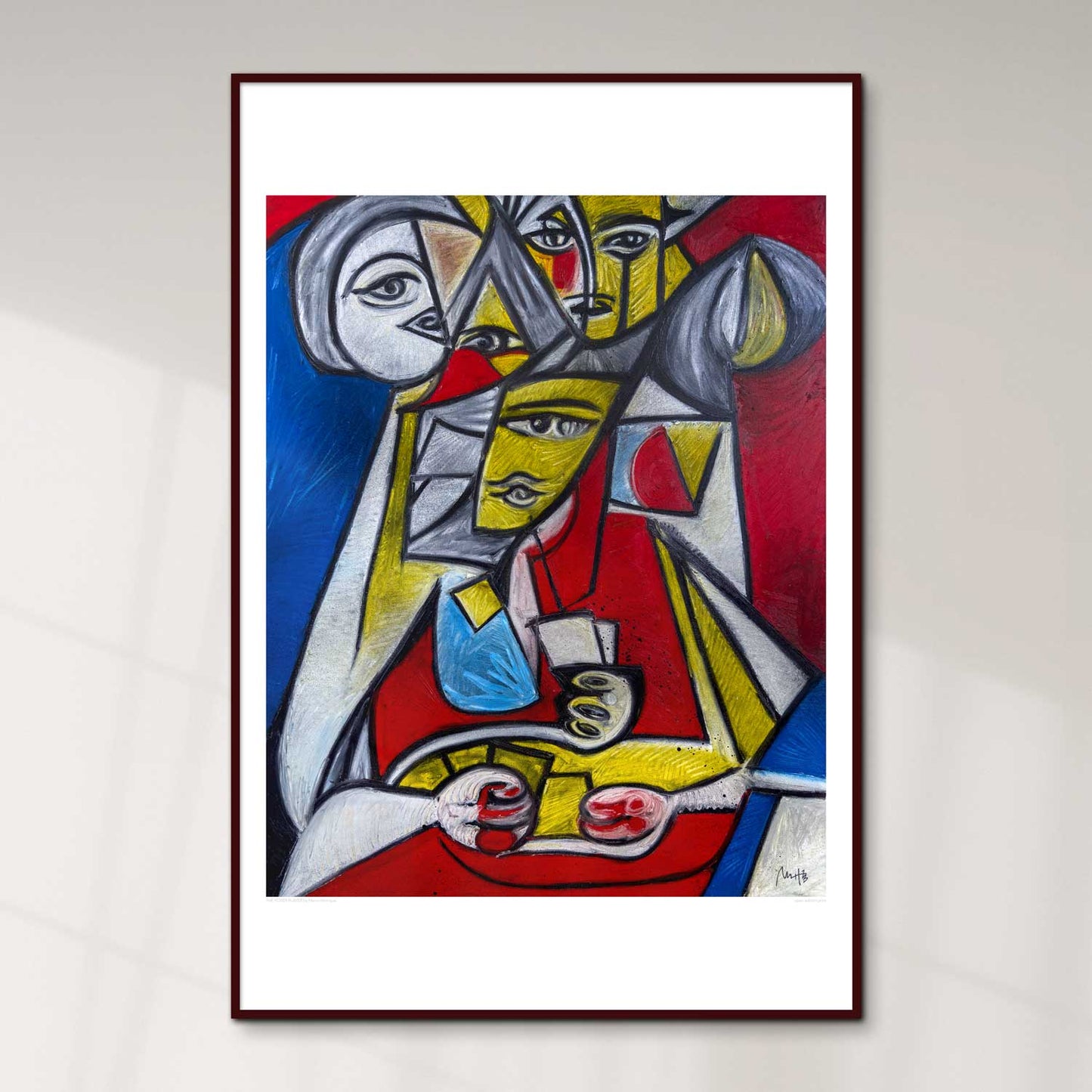 The Poker Player, Open Edition Print