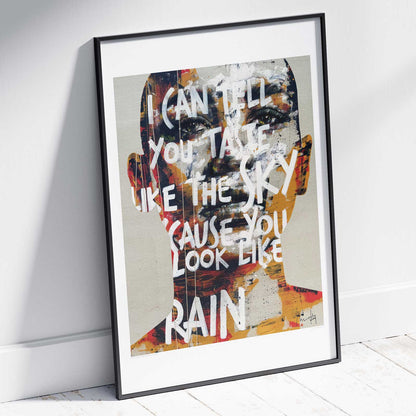 You Look Like Rain, Open Edition Print