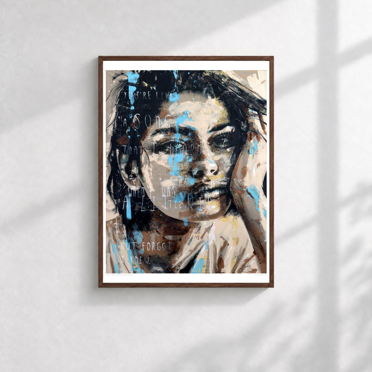 You're Like a Song, Open Edition Print